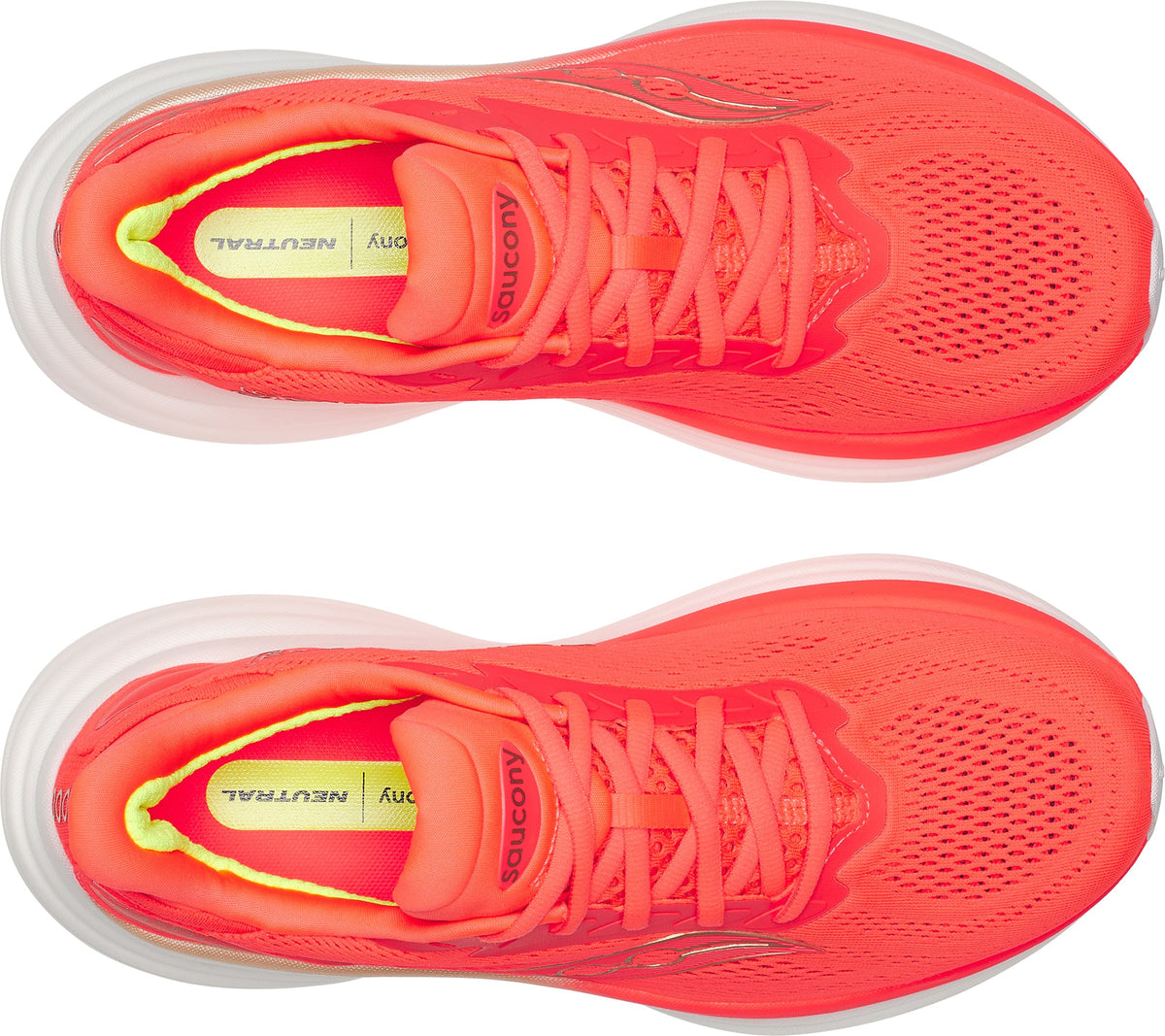 Saucony Triumph 24 Women's Running Shoes - Red - View 4