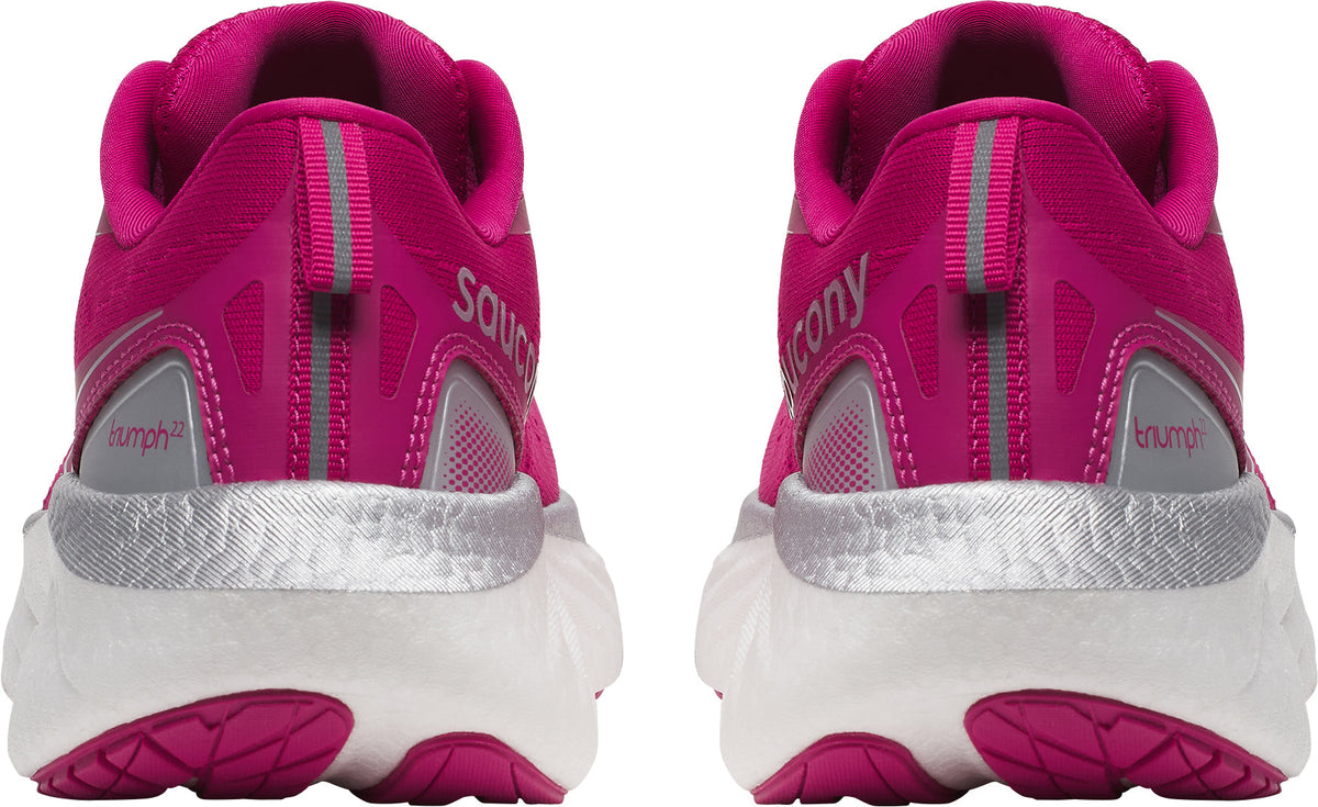 Saucony Triumph 22 Women's Running Shoes - Pink - View 5