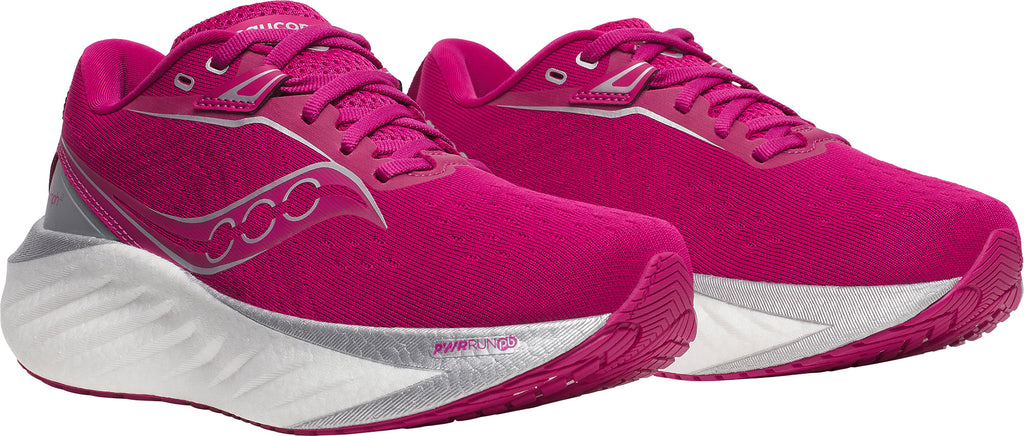 Saucony Triumph 22 Women's Running Shoes - Pink - View 6