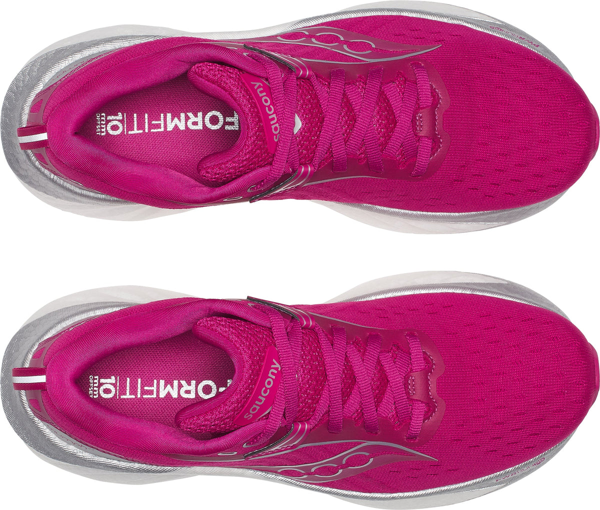Saucony Triumph 22 Women's Running Shoes - Pink - View 4