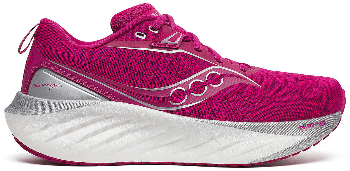 Saucony Triumph 22 Women's Running Shoes - Pink - View 1