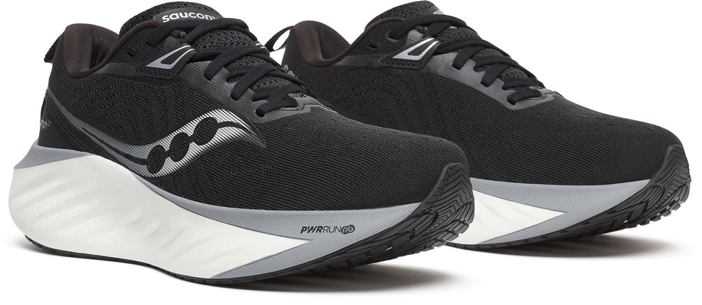 Saucony Triumph 22 Women's Running Shoes - Black - View 6