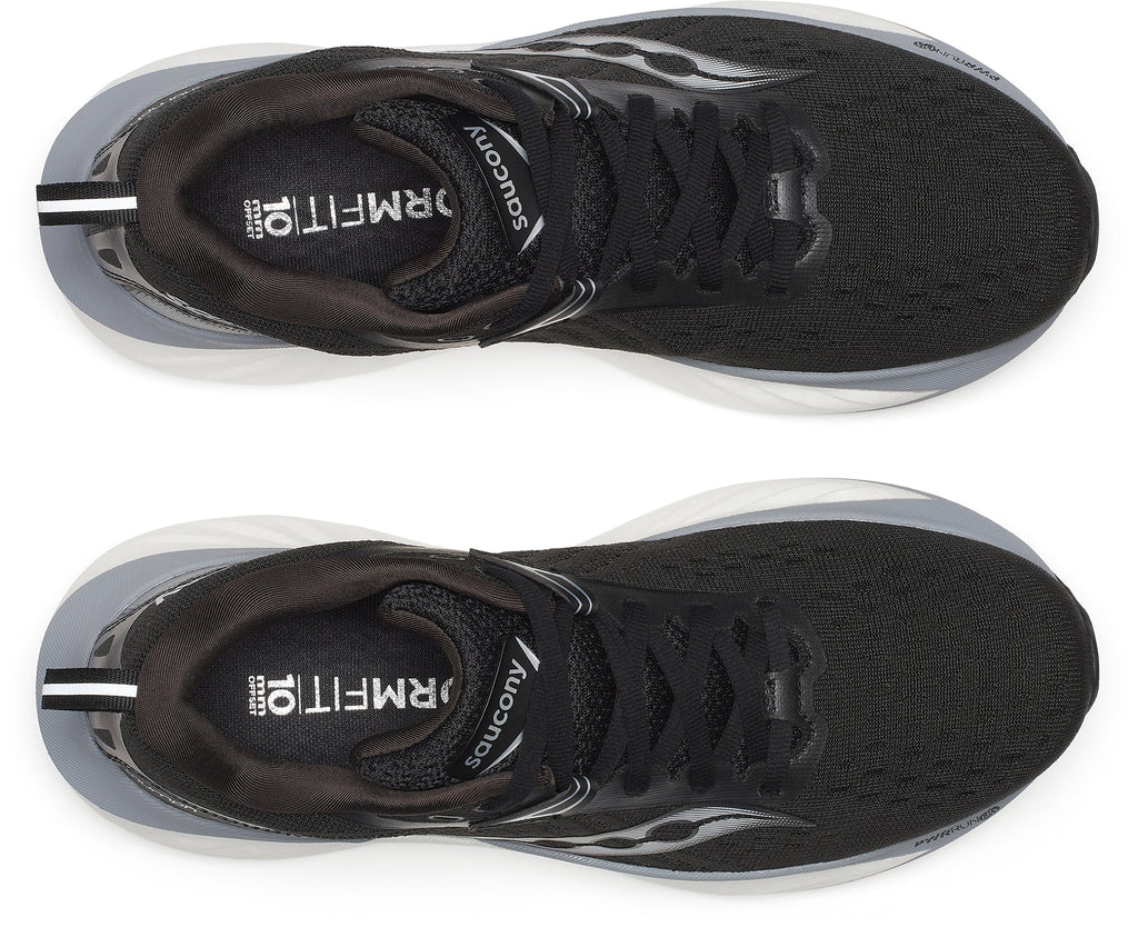 Saucony Triumph 22 Women's Running Shoes - Black - View 4