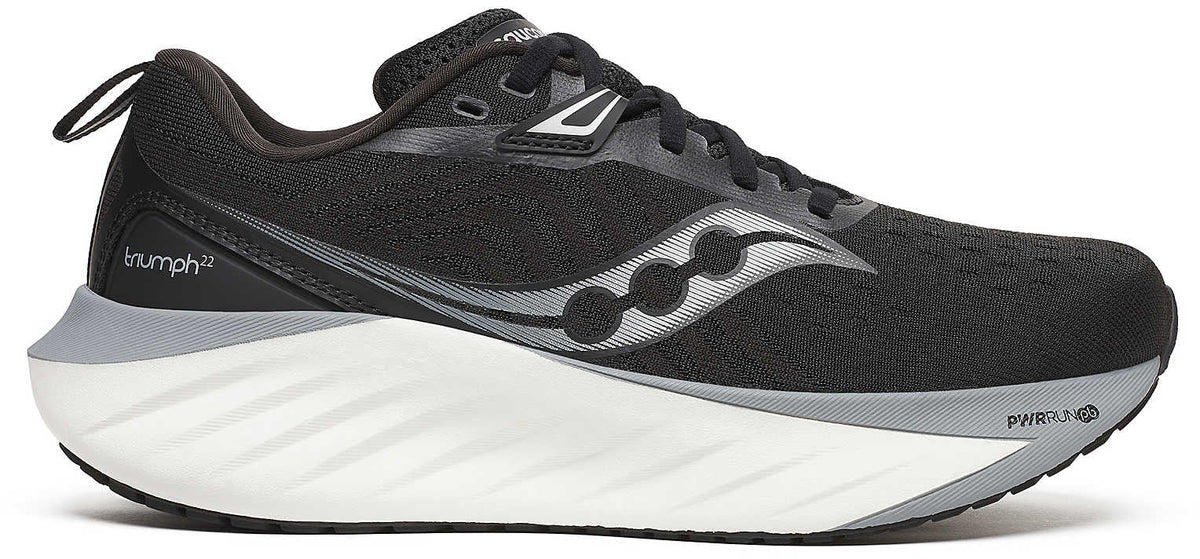 Saucony Triumph 22 Women's Running Shoes - Black - View 1