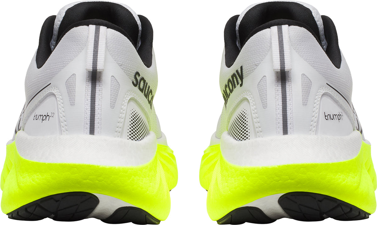 Saucony Triumph 22 Men's Running Shoes - White - View 5