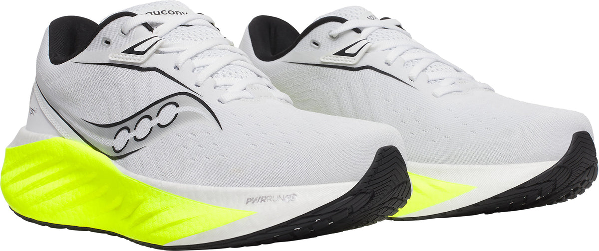Saucony Triumph 22 Men's Running Shoes - White - View 6
