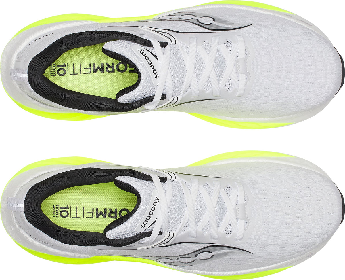 Saucony Triumph 22 Men's Running Shoes - White - View 4