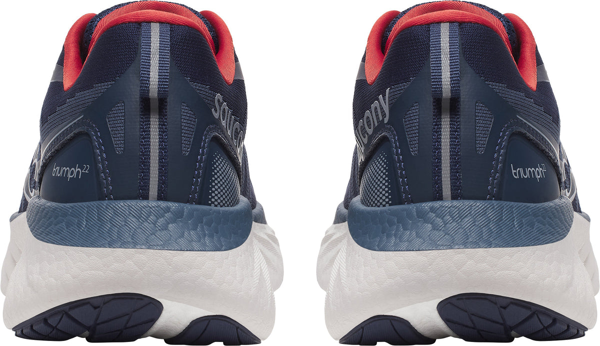 Saucony Triumph 22 Men's Running Shoes - Blue - View 5