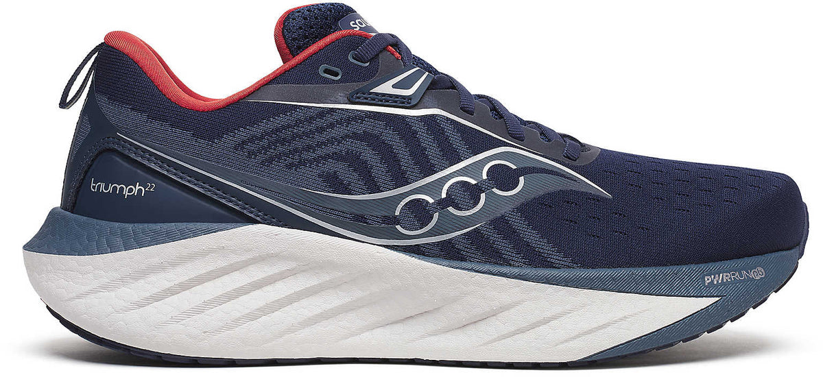Saucony Triumph 22 Men's Running Shoes - Blue - View 1