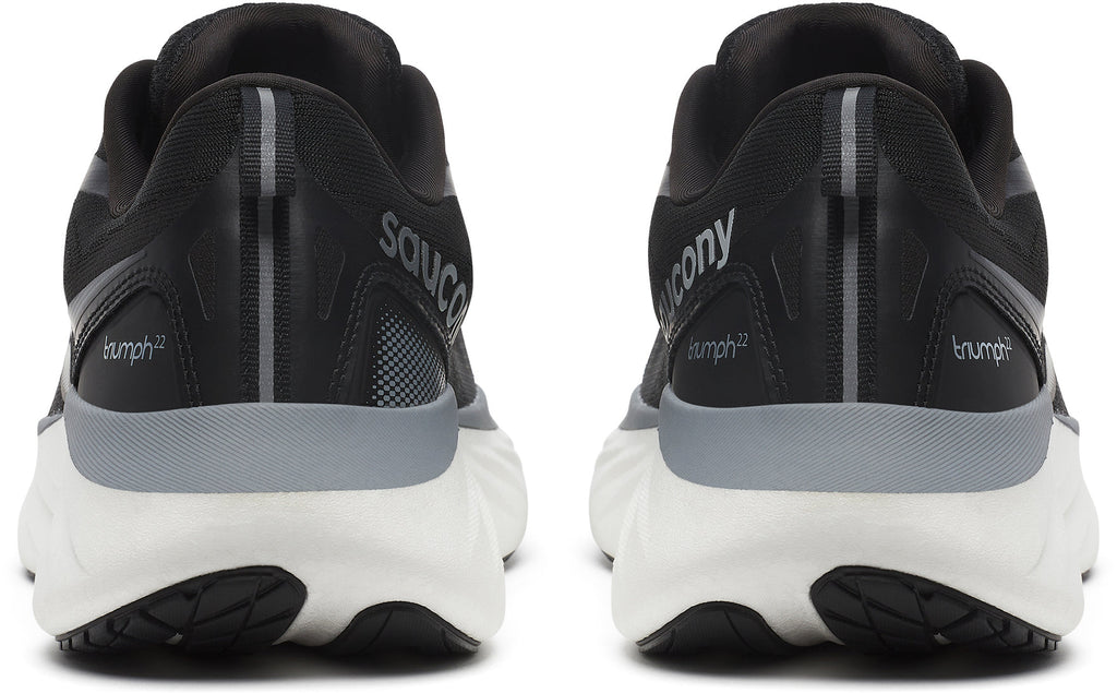 Saucony Triumph 22 Men's Running Shoes - Black - View 5