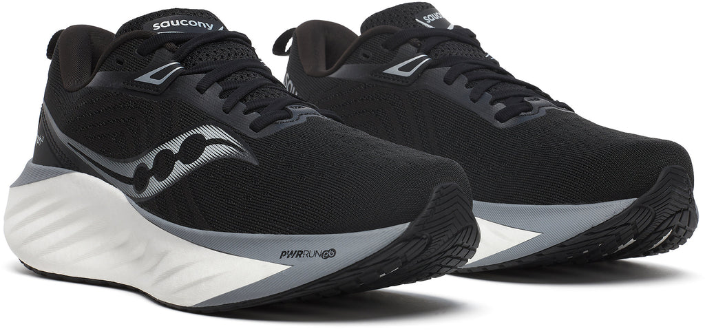 Saucony Triumph 22 Men's Running Shoes - Black - View 6