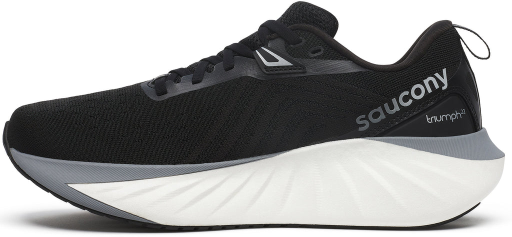 Saucony Triumph 22 Men's Running Shoes - Black - View 3