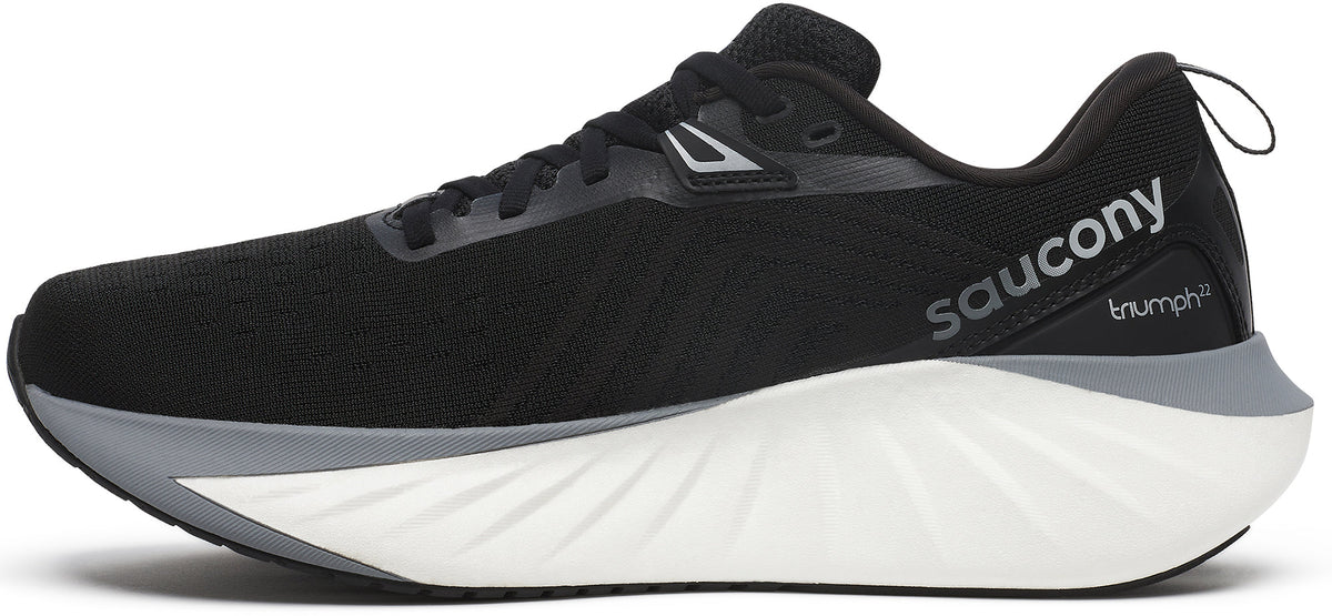 Saucony Triumph 22 Men's Running Shoes - Black - View 3