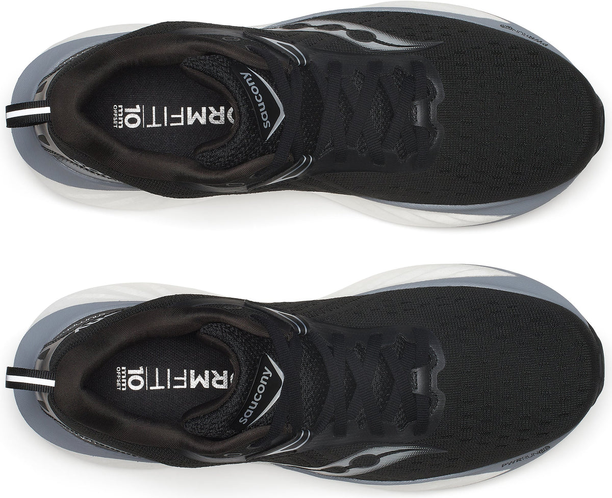 Saucony Triumph 22 Men's Running Shoes - Black - View 4