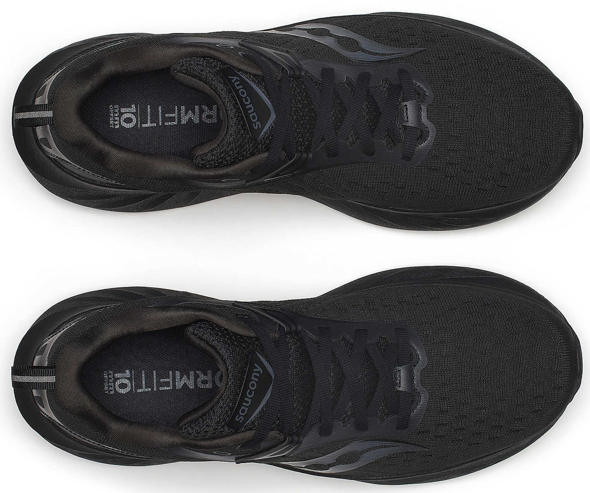 Saucony Triumph 22 Men's Running Shoes - Black - View 4