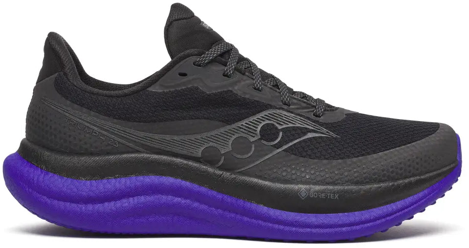 Saucony Triumph 23 GORE-TEX Men's Running Shoes - Black - View 1