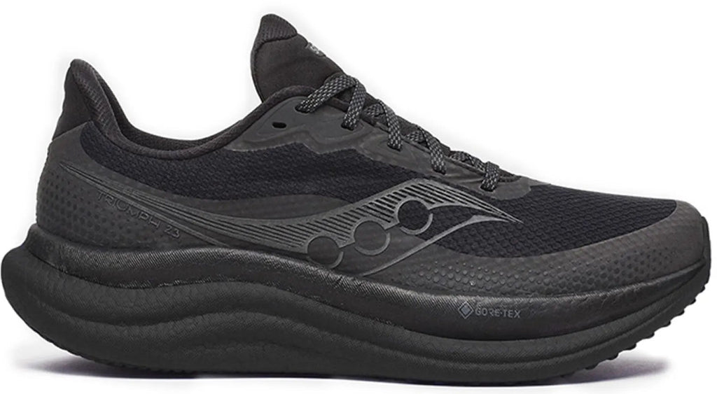 Saucony Triumph 23 GORE-TEX Men's Running Shoes - Black - View 1