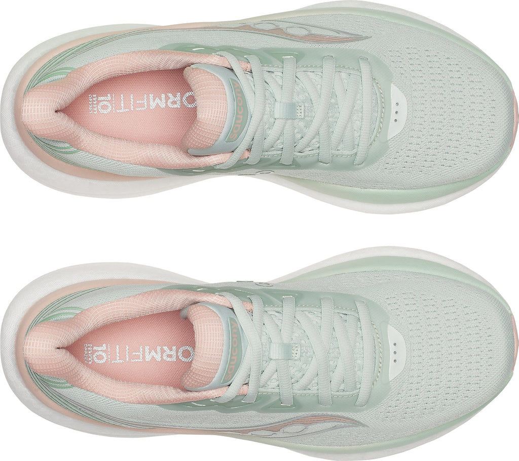 Saucony Triumph 23 Women's Running Shoes - Green - View 4