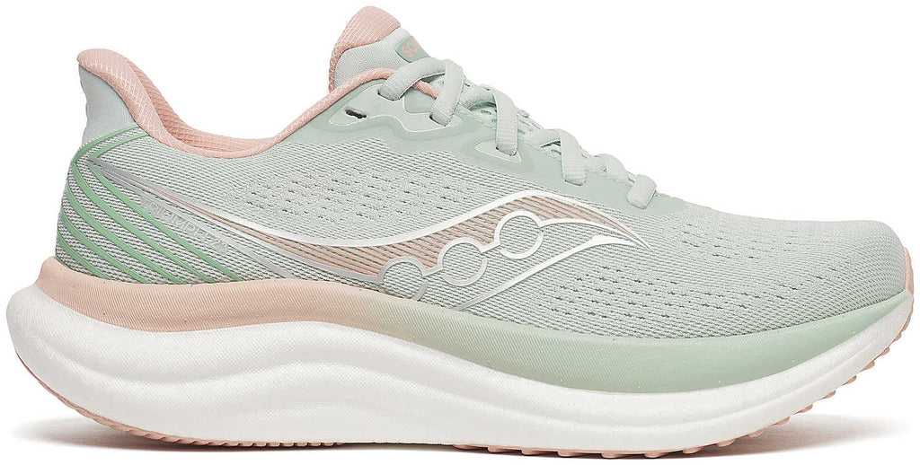 Saucony Triumph 23 Women's Running Shoes - Green - View 1