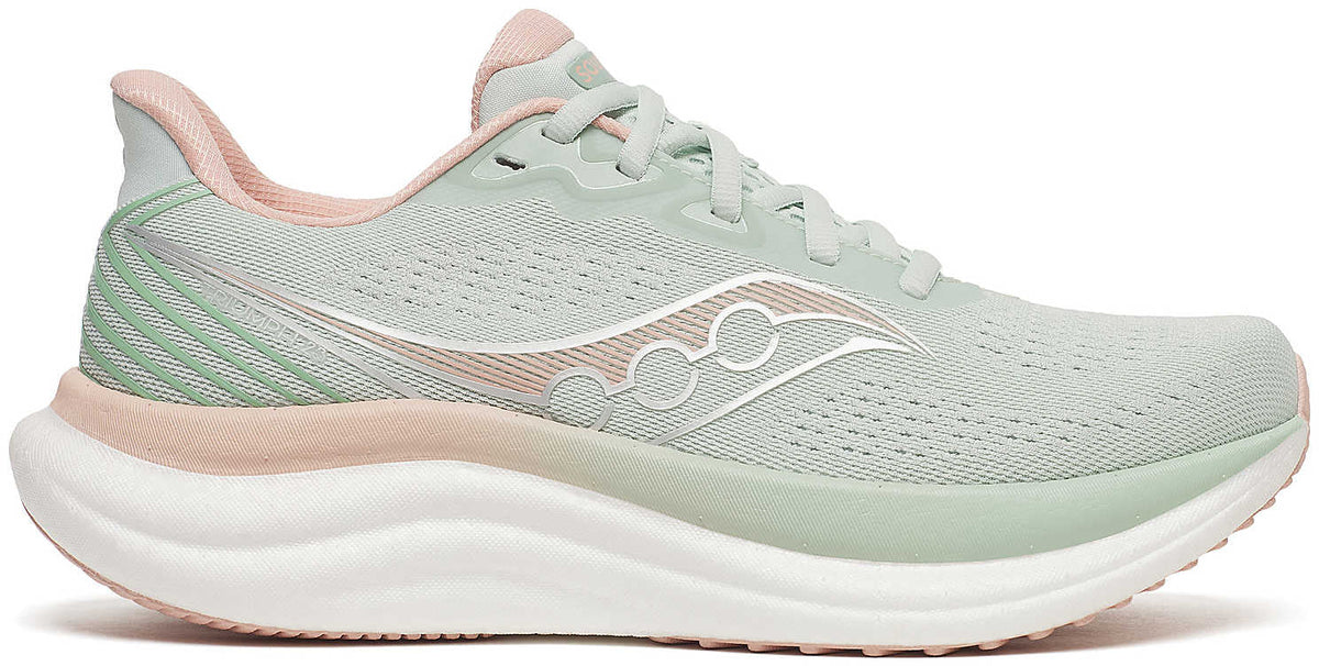 Saucony Triumph 23 Women's Running Shoes - Green - View 1