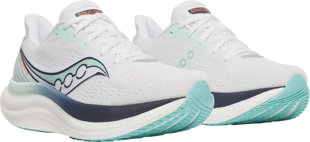 Saucony Triumph 23 Women's Running Shoes - White - View 6