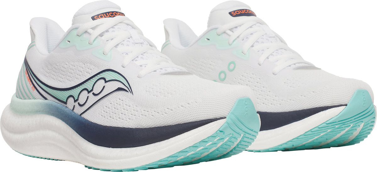 Saucony Triumph 23 Women's Running Shoes - White - View 6
