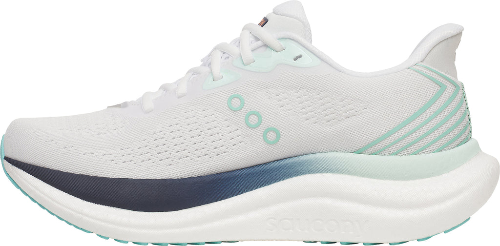 Saucony Triumph 23 Women's Running Shoes - White - View 3
