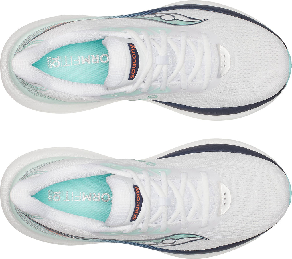Saucony Triumph 23 Women's Running Shoes - White - View 4