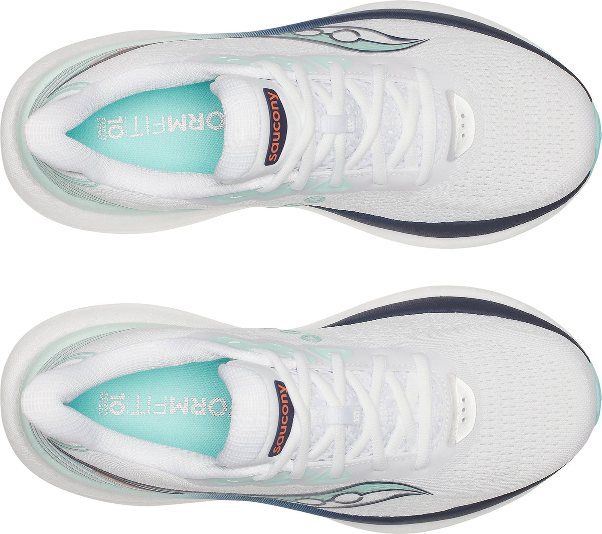 Saucony Triumph 23 Women's Running Shoes - White - View 4