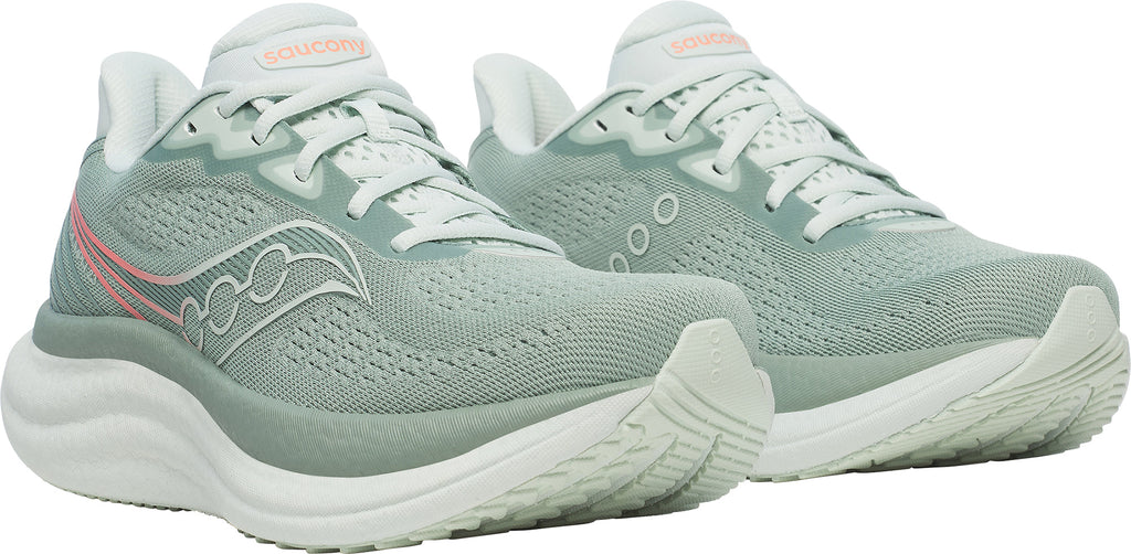 Saucony Triumph 23 Women's Running Shoes - Green - View 6