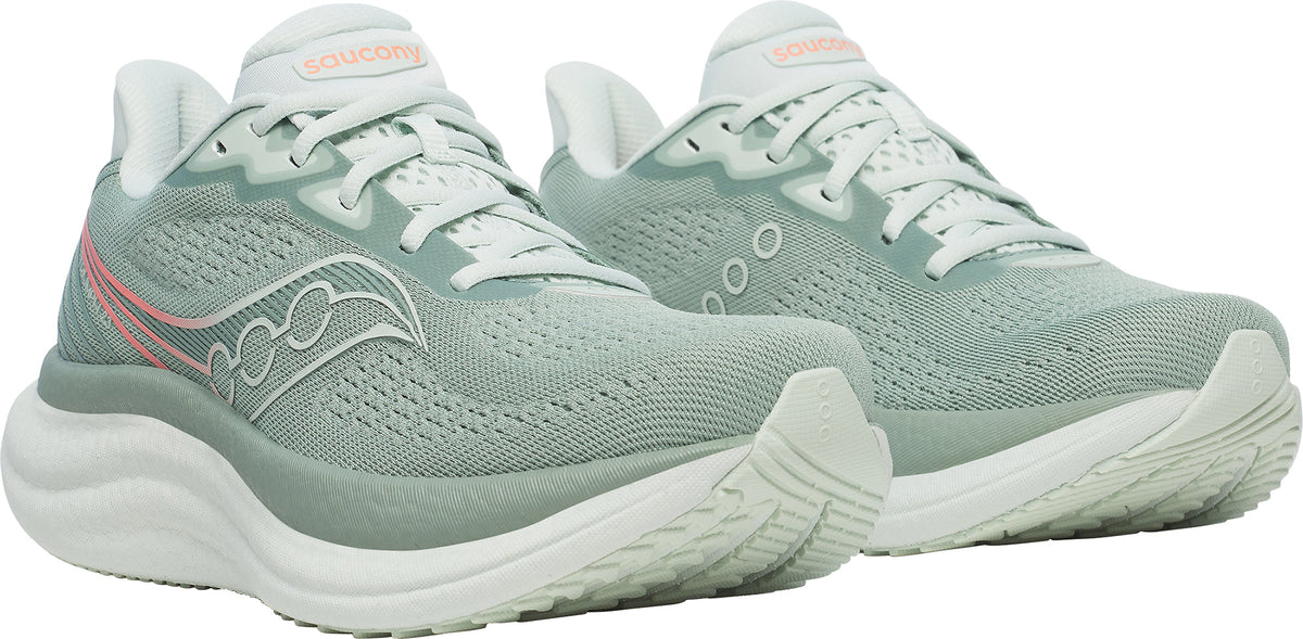 Saucony Triumph 23 Women's Running Shoes - Green - View 6