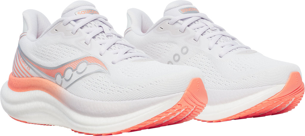 Saucony Triumph 23 Women's Running Shoes - White - View 6