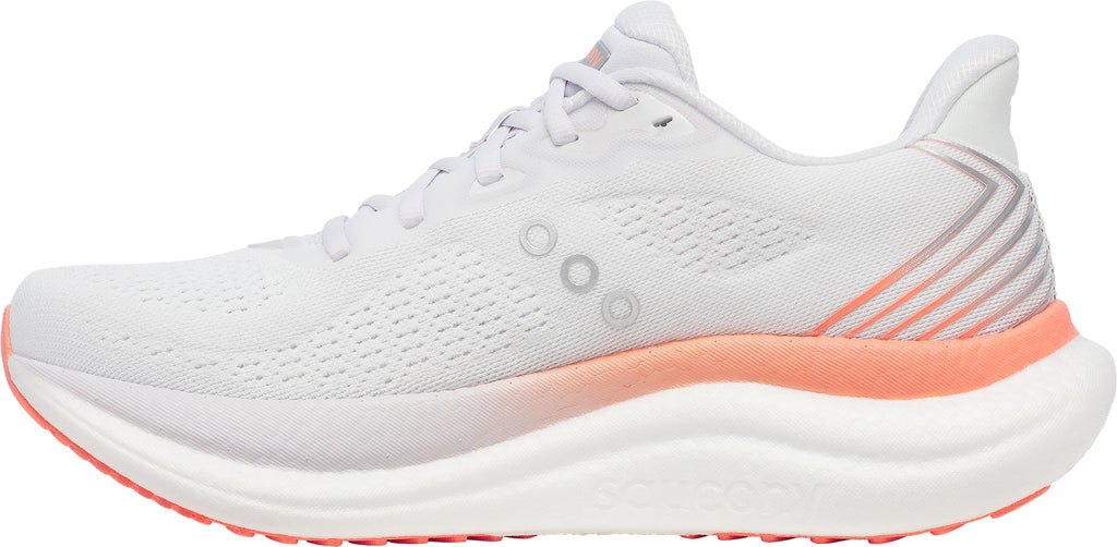 Saucony Triumph 23 Women's Running Shoes - White - View 3