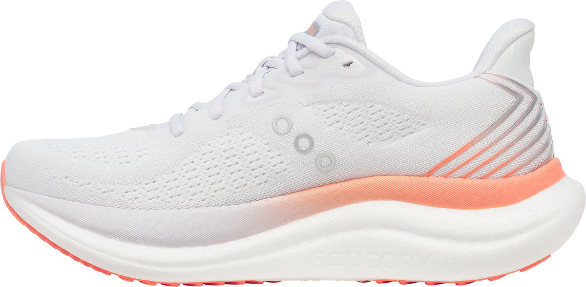 Saucony Triumph 23 Women's Running Shoes - White - View 3