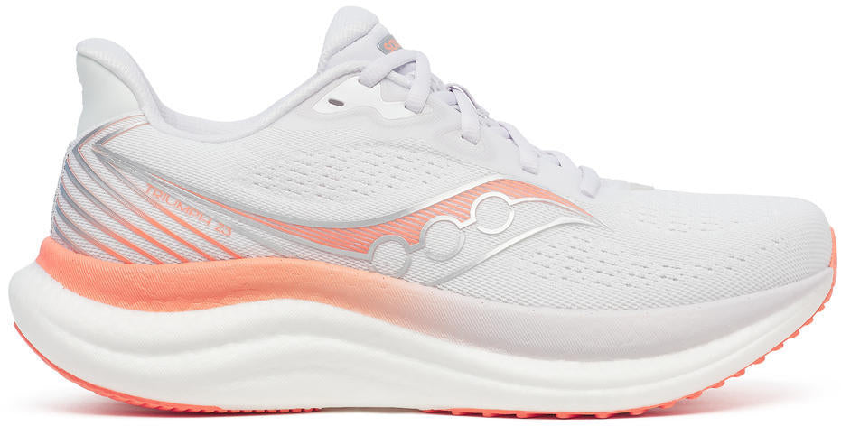 Saucony Triumph 23 Women's Running Shoes - White - View 1