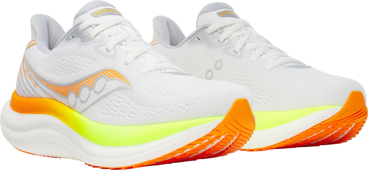 Saucony Triumph 23 Women's Running Shoes - White - View 6