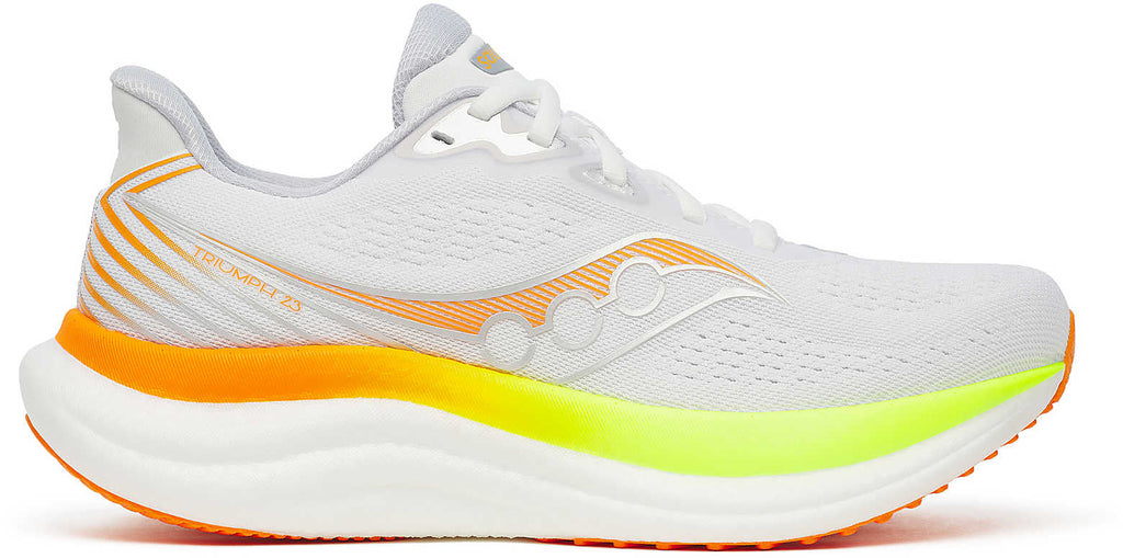 Saucony Triumph 23 Women's Running Shoes - White - View 1