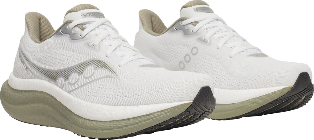 Saucony Triumph 23 Men's Running Shoes - White - View 6