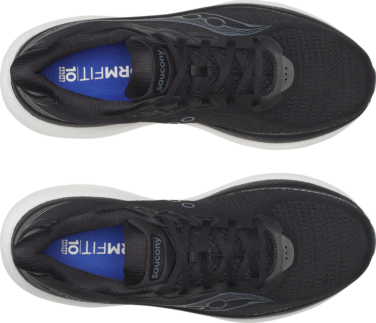 Saucony Triumph 23 Men's Running Shoes - Black - View 4