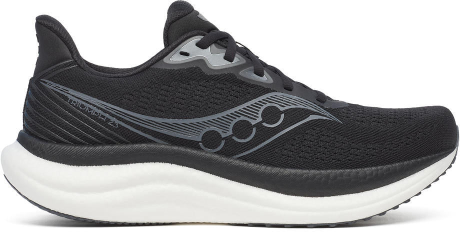 Saucony Triumph 23 Men's Running Shoes - Black - View 1