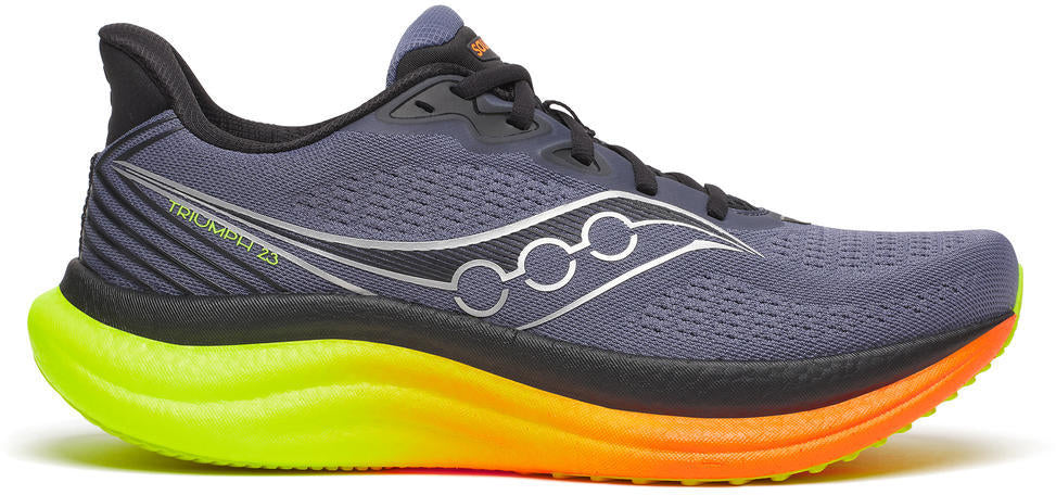 Saucony Triumph 23 Men's Running Shoes - Grey - View 1