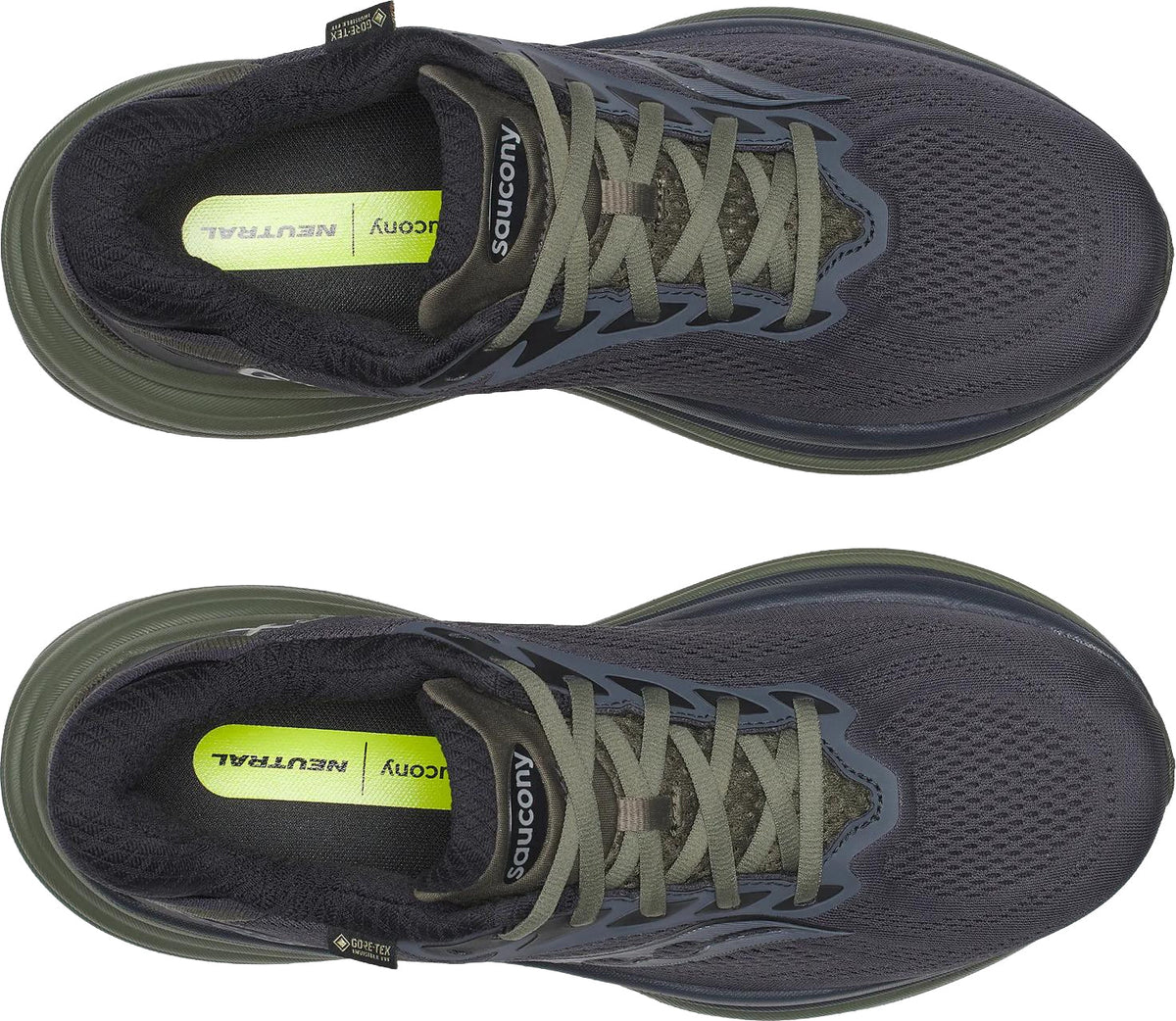 Saucony Triumph 24 GORE-TEX Men's Running Shoes - Black - View 4