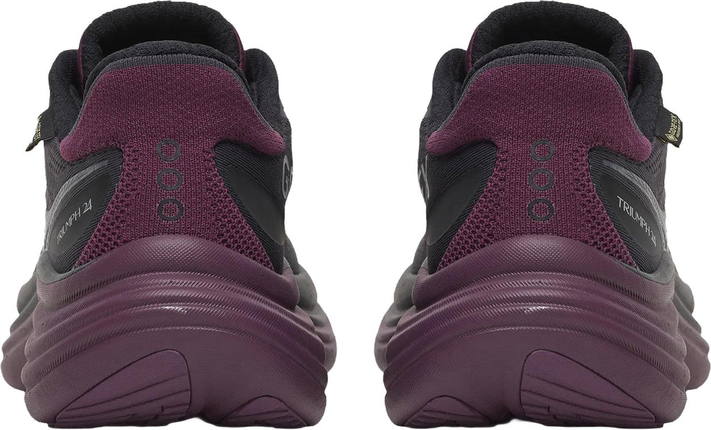 Saucony Triumph 24 GORE-TEX Women's Running Shoes - Black - View 5