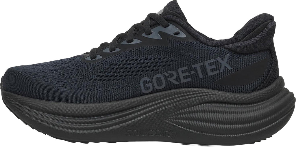 Saucony Triumph 24 GORE-TEX Women's Running Shoes - Black - View 3