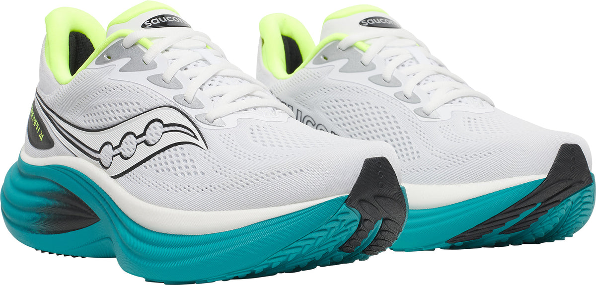 Saucony Triumph 24 Men's Running Shoes - White - View 6