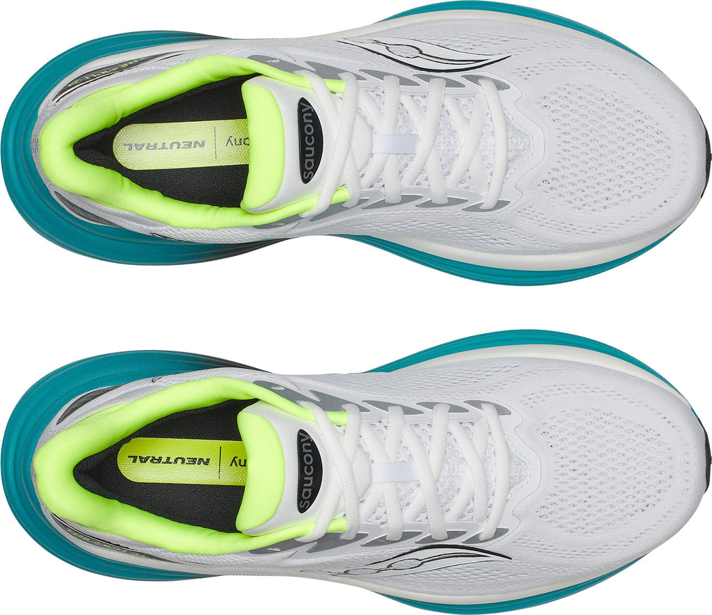 Saucony Triumph 24 Men's Running Shoes - White - View 4