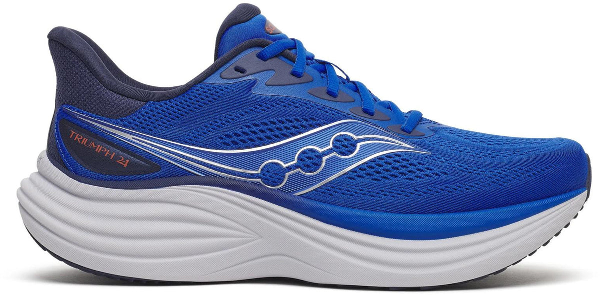 Saucony Triumph 24 Men's Running Shoes - Blue - View 1