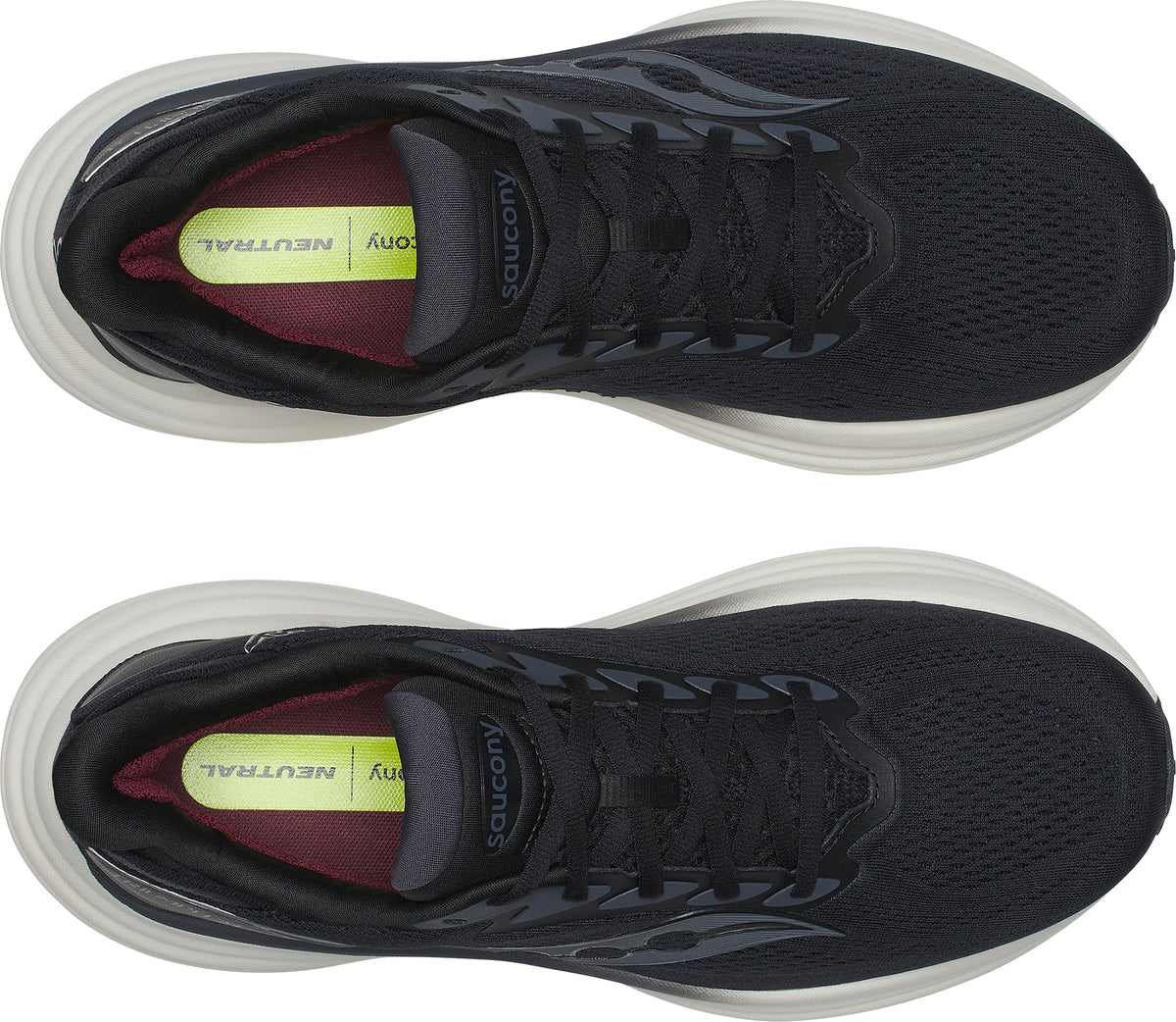 Saucony Triumph 24 Men's Running Shoes - Black - View 4