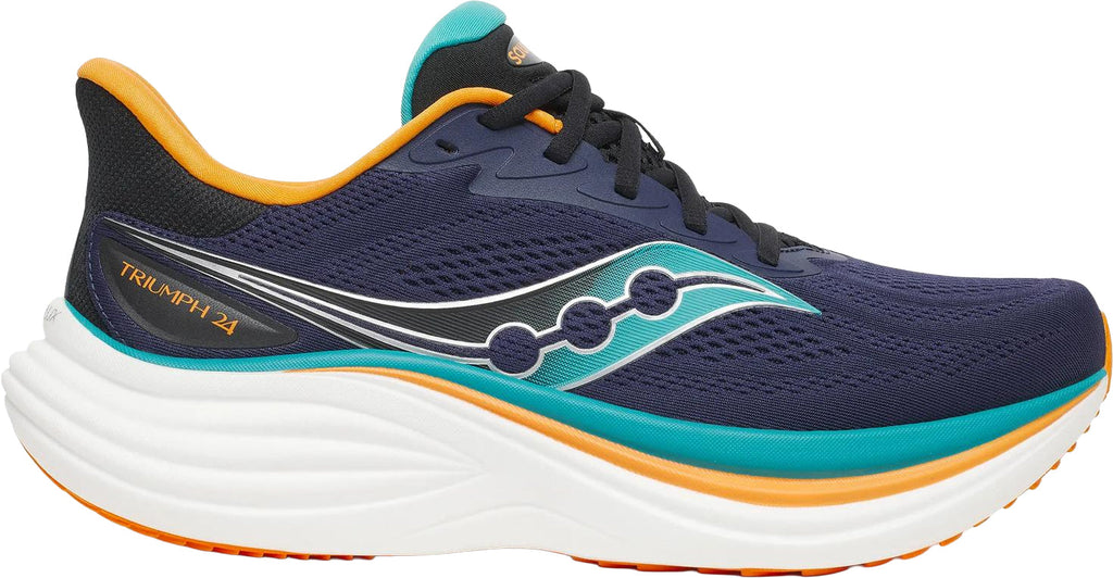 Saucony Triumph 24 Men's Running Shoes - Blue - View 1