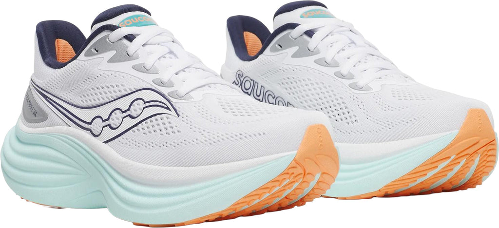 Saucony Triumph 24 Women's Running Shoes - White - View 6